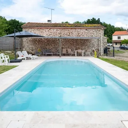 펜션 L'evasion En Pierre Piscine Et Etang Prive *